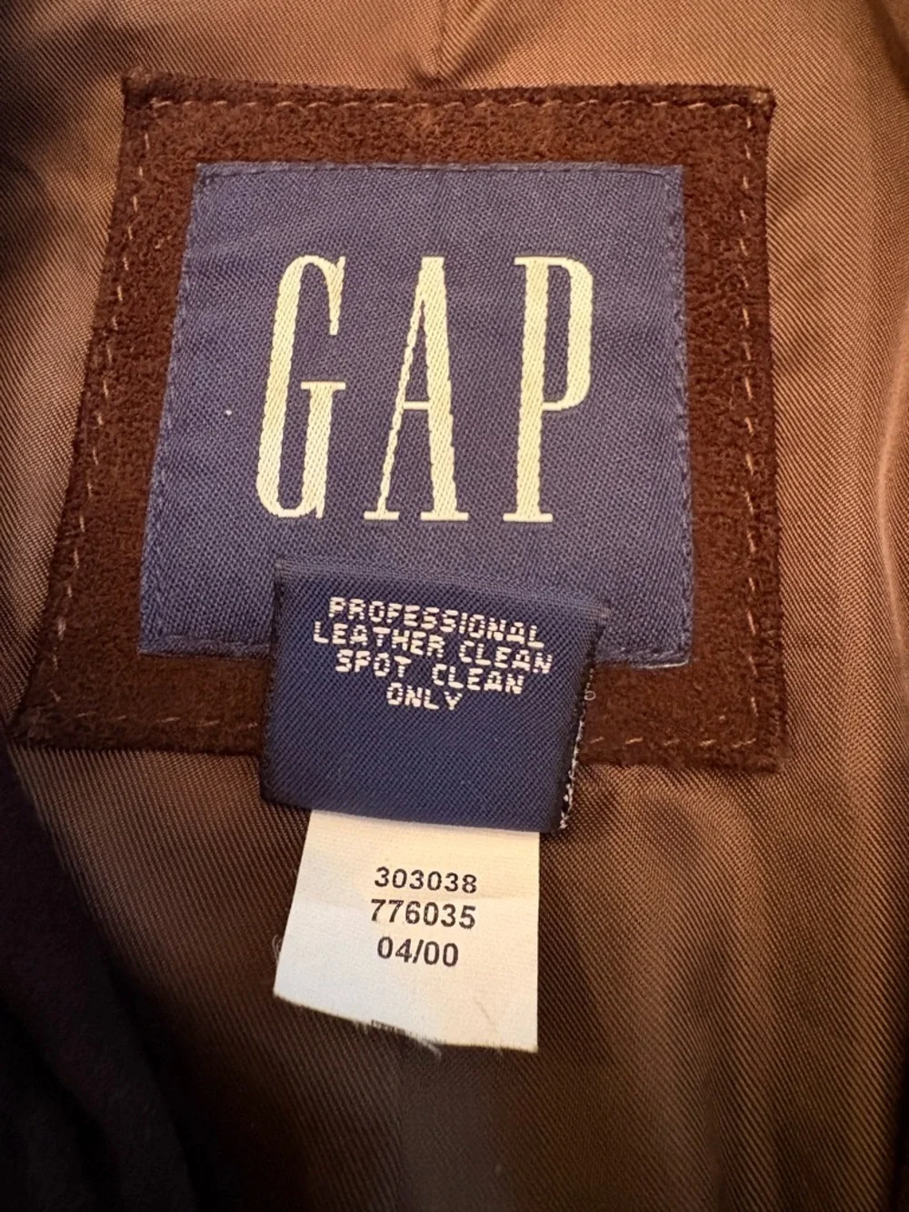 GAP Men's XS /Women M - Dark Brown Suede Field Jacket - Picture 4 of 6